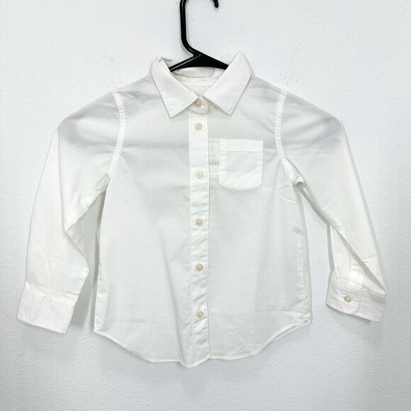 Crewcuts Factory Size 4-5 Girls' cotton-blend button-up shirt School Uniform NWT - Picture 1 of 5